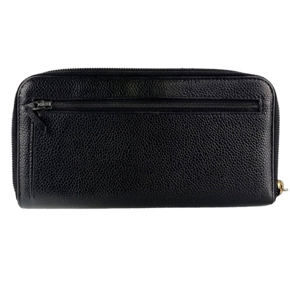 CHANEL Caviar CC Black Leather - Picture 3 of 9